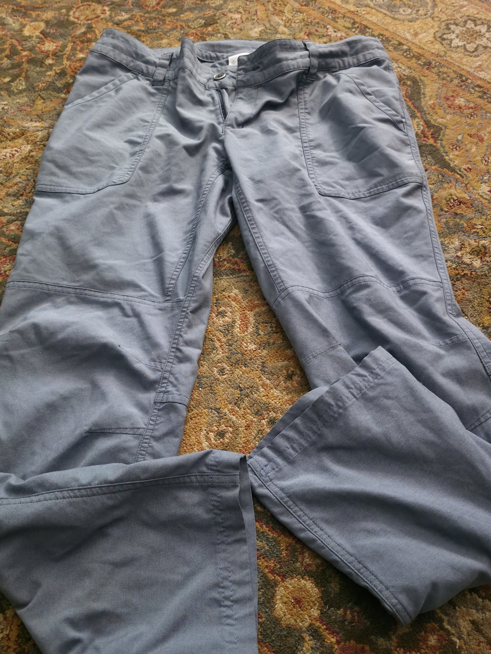 4/$67 Deal! Columbia Cargo Hiking Pants in Slate Blue